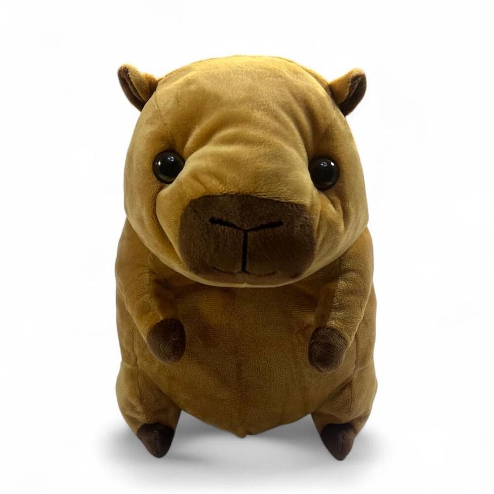 Capybara Plush Brown & Tan Stuffed Animal Soft Kawaii Collectible Toy